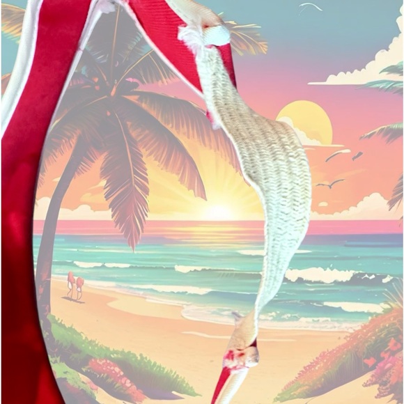 Pioneer Clear Red Plastic Visor Cap - Made In Japan - Picture 4 of 8